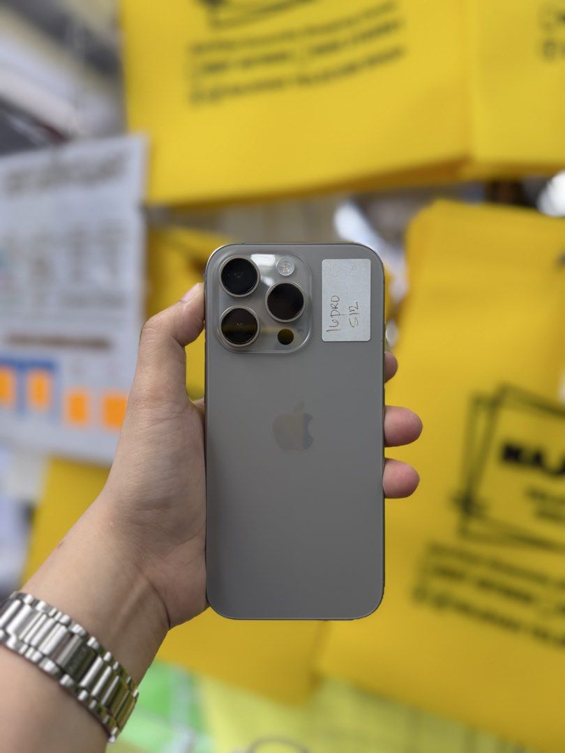Iphone 16 Pro 512GB 88BH no issues Openline NTC approved (Category: iPhone 16 Series) located in San Juan City. Submitted by najihahtelecomshop2018 (Listing ID 1449699051, Image 1). Description: Legit Store | Original unit FOR SALE | TRADE / SWAP ▫️INSTALLMENT thru: 🔸Credit Card (straight / installment) 🔸Ggives / Gcredit + 6% interest 🔸Spay Later + 6% interest (RFS: Buy and Sell any kinds of Gadgets) Description: iPhone 16 Pro 512GB ( other GB