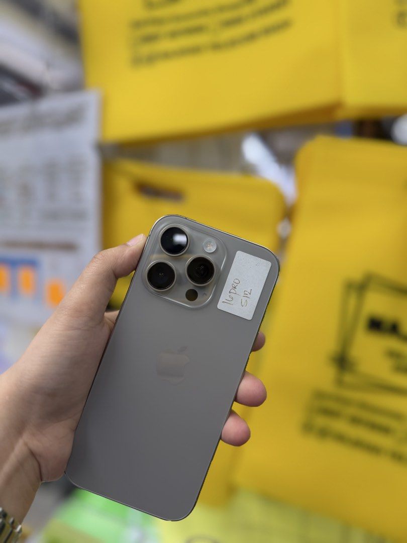 Iphone 16 Pro 512GB 88BH no issues Openline NTC approved (Category: iPhone 16 Series) located in San Juan City. Submitted by najihahtelecomshop2018 (Listing ID 1449699051, Image 2). Description: Legit Store | Original unit FOR SALE | TRADE / SWAP ▫️INSTALLMENT thru: 🔸Credit Card (straight / installment) 🔸Ggives / Gcredit + 6% interest 🔸Spay Later + 6% interest (RFS: Buy and Sell any kinds of Gadgets) Description: iPhone 16 Pro 512GB ( other GB