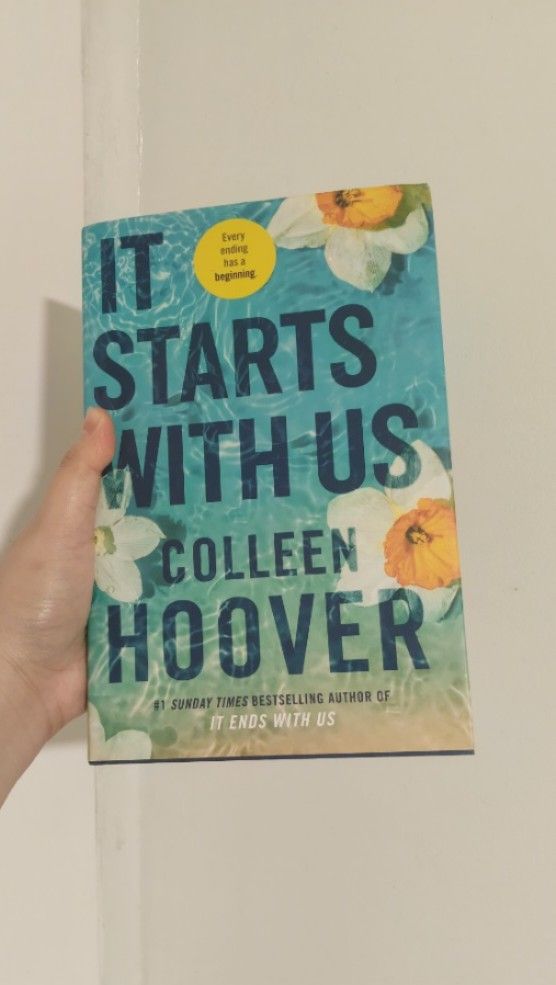 It Starts With Us by Colleen Hoover (Category: Storybooks) located in Quezon City. Submitted by cclazo1029 (Listing ID 1449708355, Image 1). Description: RFS: unhauling since I need shelf space 📚 read only once, the book has been sitting on my shelf. Hardbound, clean pages, with yellow sprayed edges. MOP: UB, LBP, Gcäsh MOD: J&T DM me for more photos. Listed items are slightly negotiable but pls NO TO LOW BALLERS. .