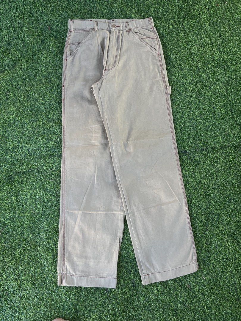 Japan Carpenter Slack Pants (Category: Trousers) located in Calapan. Submitted by seria_thrifting_apparel (Listing ID 1449697131, Image 3). Description: ✅ Made in Japan • Width: 29-30 • Length: 42 • Hem: 8.5 • Color rate: 10/10 • Issue: None (Excellent Condition).