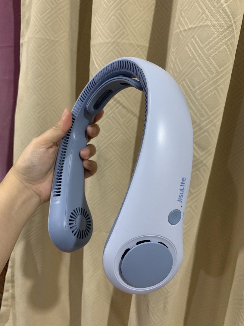 JisuLife Neck Fan (Category: Other Gadgets) located in Manila. Submitted by shopkriscloset (Listing ID 1449662682, Image 2). Description: Brand new! Decided this is not my style. I prefer the handheld fans Original price 1199 Price is negotiable, just offer a fair price :).