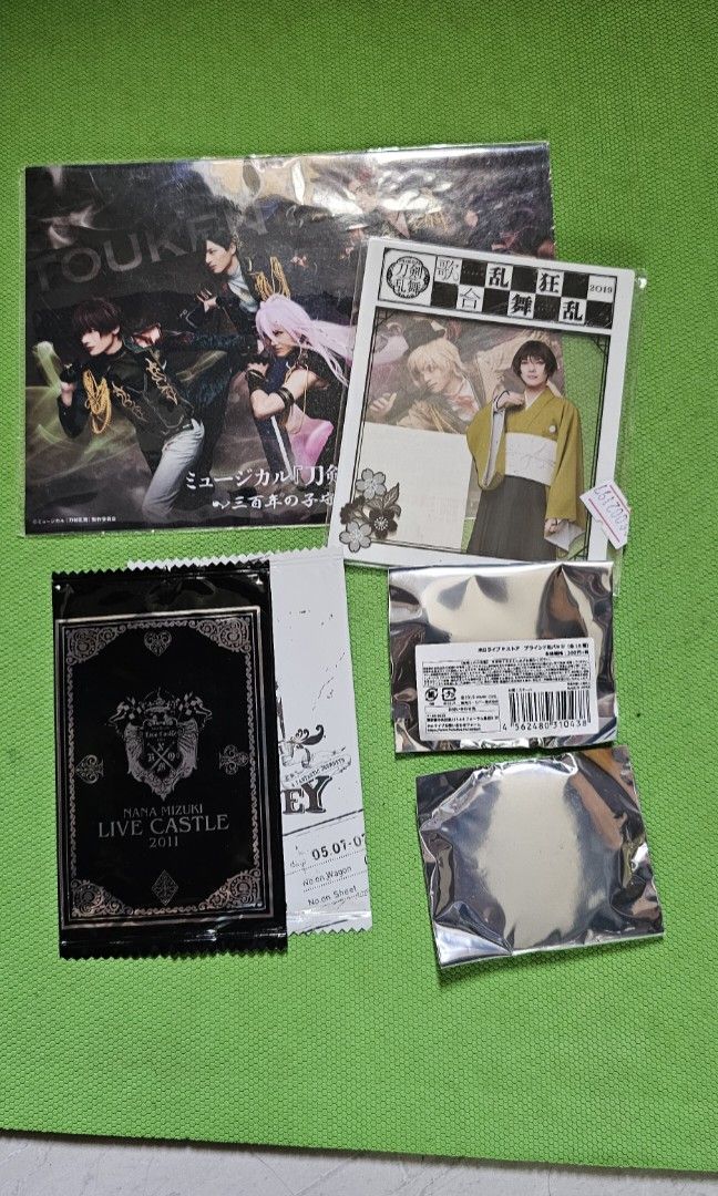 Kids Aniks - J-pop Anime Merchandise Bundle - SET A (Category: Character Goods) located in Baguio. Submitted by bitsbaguio (Listing ID 1449578112, Image 3). Description: - Bundle includes: Large poster, pouch, chibi acrylic standee, holograhic file folders, mirror, blind packs. - Also features: Smaller character cards, live journey themed item. - Ideal for: j-pop/anime fans. Great for your kiddos! Take all bundle [WYSIWYG] - SALE!!! from 1050 to 
