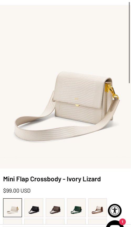 jw pei Flap Crossbody - Ivory Lizard (Category: Shoulder Bags) located in Quezon City. Submitted by affordableitemsfromusa (Listing ID 1449556582, Image 2). Description: .