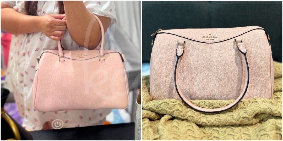 Kate Spade Duffle Bag Dusty Pink (Category: Luxury Bags & Wallets) located in Quezon City. Submitted by warmbear.c1d0c5 (Listing ID 1449694759, Image 3). Description: - Authentic Kate Spade Duffle Bag - Color: Dusty Pink - Purchase Date: 2022 - Purchase Method: IG Pasabuy - Original Price: P7,500 - Includes: Original strap, generic dust bag - Condition: No issues, not abused, well-maintained - Reason for Selling: Decluttering, upcoming immigratio
