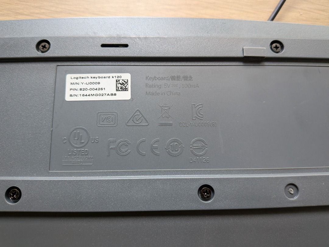 Logitech K120 USB Keyboard509019734599290882
