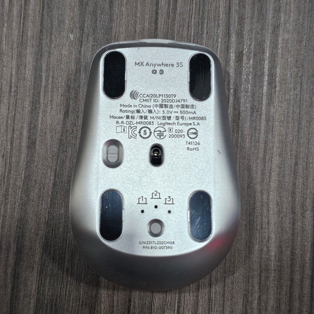 Logitech MX Anywhere 3S Compact Wireless Performance Mouse (White)509369024397987845