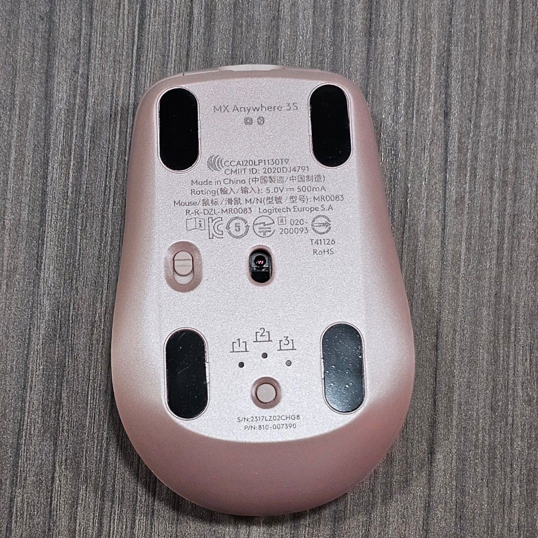 Logitech MX Anywhere 3S Compact Wireless Performance Mouse (Rose)509364556216422404