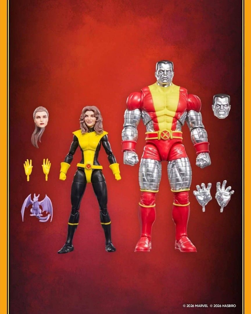 Marvel Legends Astonishing X-Men Kitty Pryde & Colossus 2-Pack (Category: Figurines & Statues) located in Manila. Submitted by genesis11_21 (Listing ID 1449566040, Image 3). Description: - Marvel Legends Astonishing X-Men 2-pack - Features Kitty Pryde and Colossus - Includes alternate heads and hands for both figures - Comes with Lockheed, Kitty's dragon companion - Ideal for any X-Men fan collection.