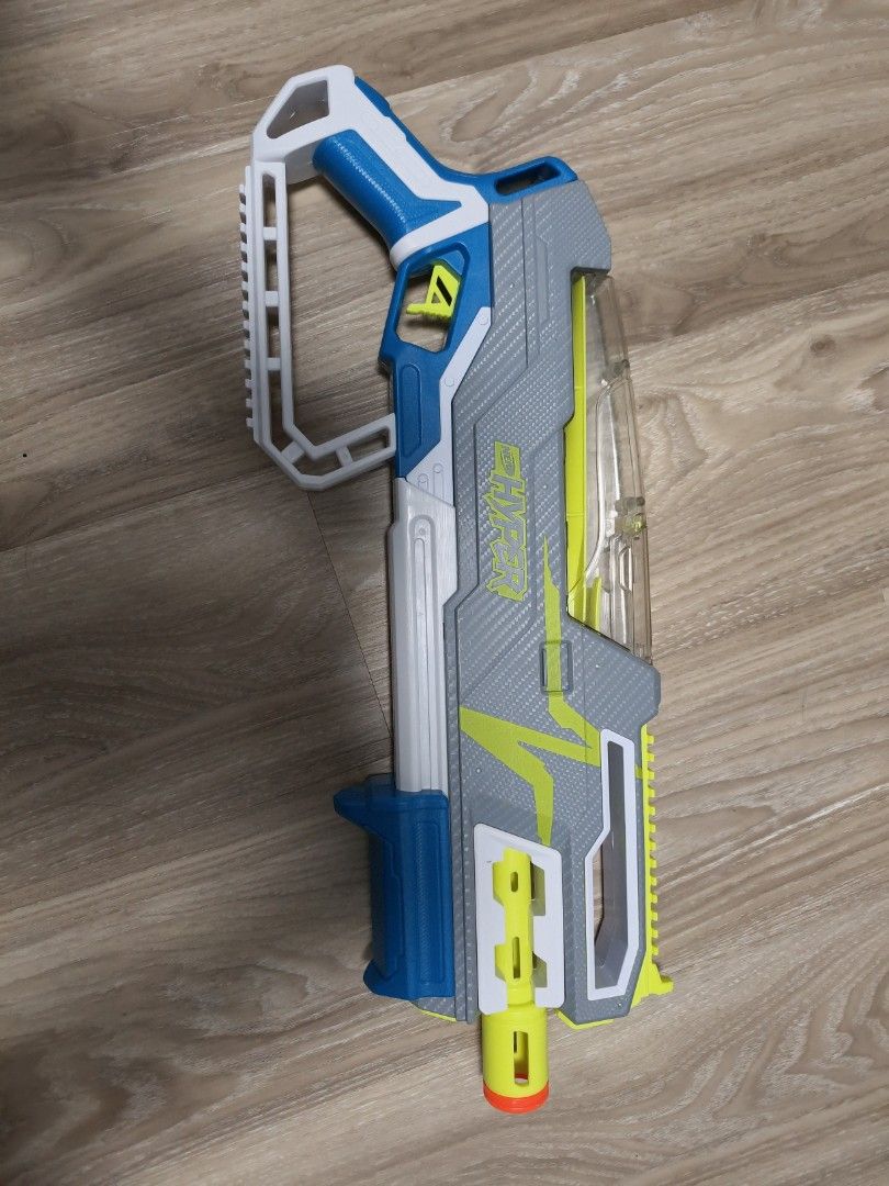 Nerf Hyper blaster (Category: Action & Battle Toys) located in Singapore. Submitted by silvereagle.3d3797 (Listing ID 1449673259, Image 2). Description: Nerf Hype blaster for sale. Unique design, clear hopper. Great for games! (no bullets included).