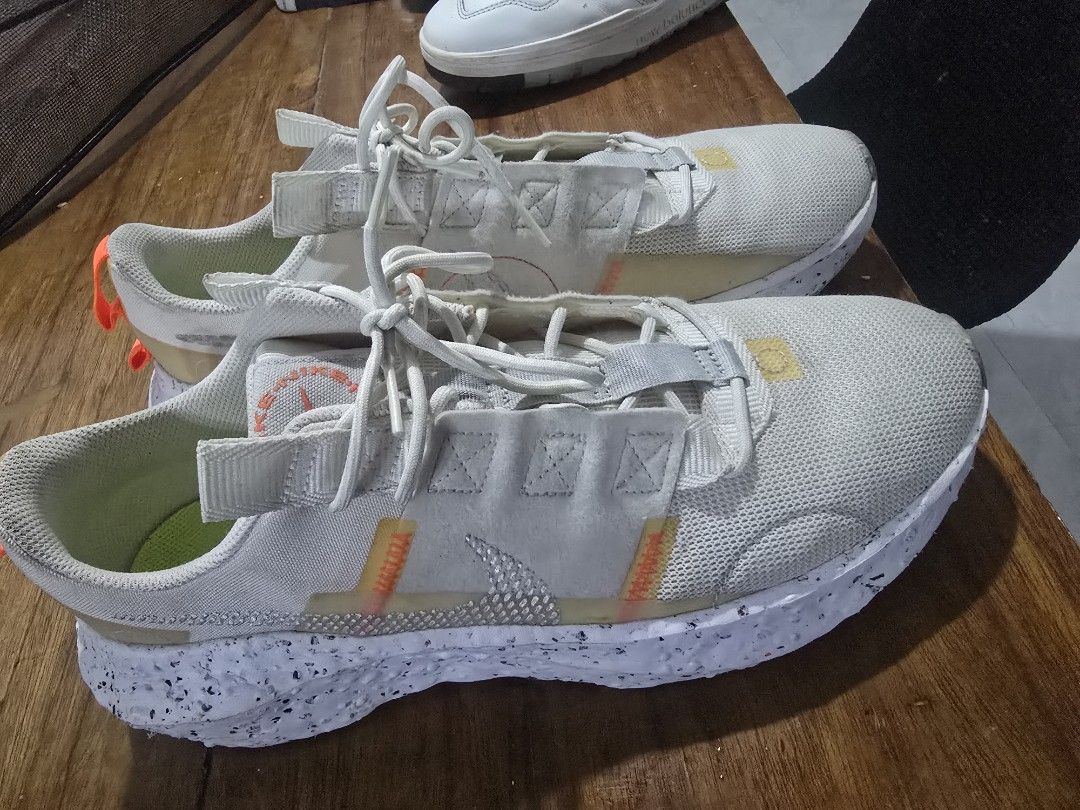 Nike Crater Impact (Category: Sneakers) located in San Fernando. Submitted by jaywill8 (Listing ID 1449697754, Image 2). Description: - Nike Crater Impact - Color: Light grey with orange and yellow accents - Features a speckled midsole - Designed for maximum comfort and support during walks - Ideal for wear - Laces are included SRP 5500 Pampanga area.