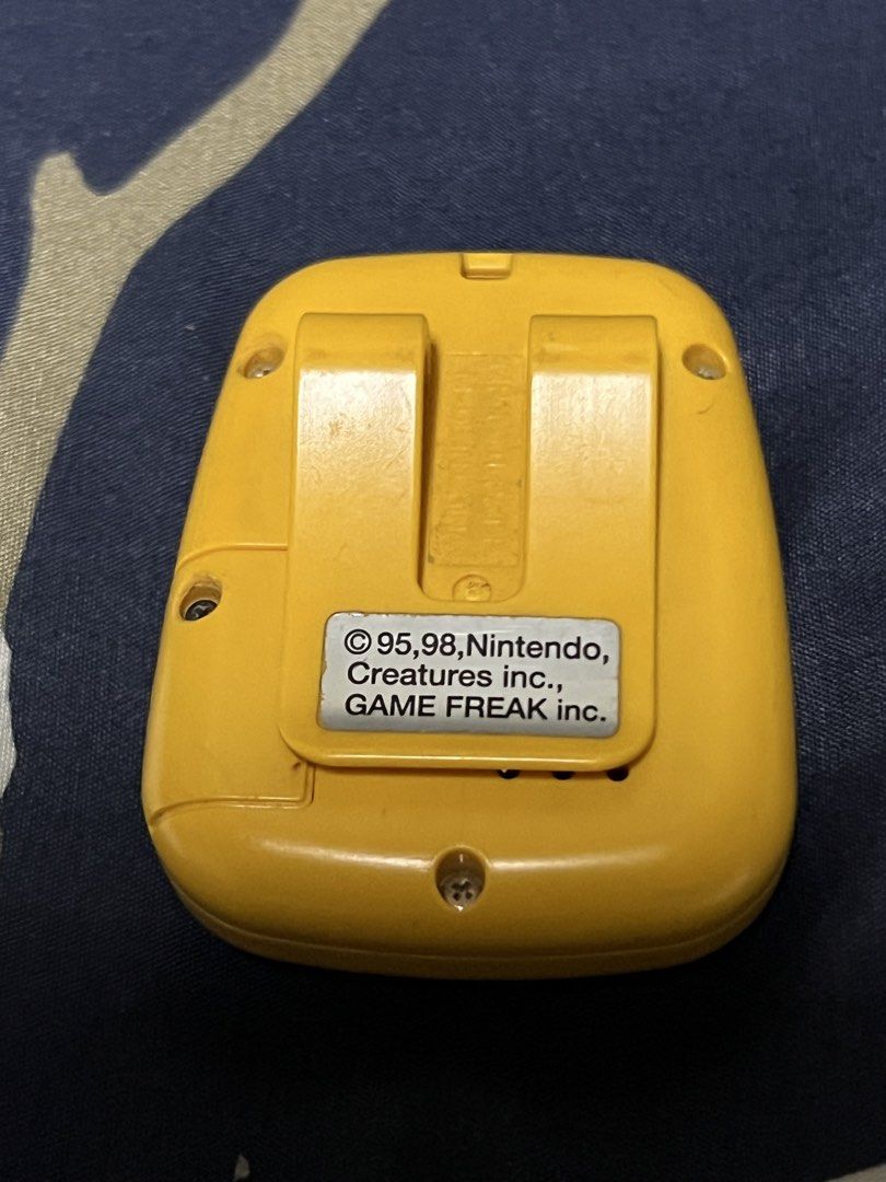 Nintendo Pocket Pikachu pedometer tamagotchi (Category: Nintendo) located in Las Pinas. Submitted by marblestoys (Listing ID 1449710065, Image 3). Description: Payment via bpi / bdo / gcash / PayPal Pay as you order Shipping fee shouldered by buyer Via flash / j&t / LBC/ Grab / lalamove Meet up: BFRV Las Piñas Crossposted Please contact for item availability .