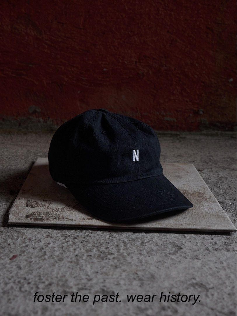 Norse Projects N Logo Baseball Cap (Category: Caps & Hats) located in Quezon City. Submitted by soourceph (Listing ID 1449736525, Image 1). Description: Minimalist five panel baseball cap. Tonal white embroidered N motif. Made in USA inquiries and offers via DM Size: Free Material: Leather, Cotton, and Nylon Condition: Excellent Color: Black/ Red/ Yellow Silhouette: Minimalist.