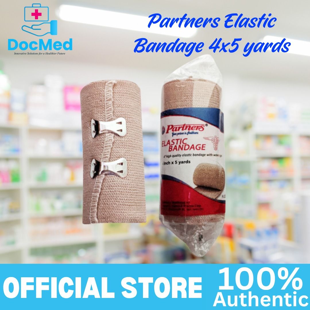 PARTNERS ELASTIC BANDAGE 4X5 ROLL (Category: Medical Supplies & Tools) located in Quezon City. Submitted by marketing_zyra (Listing ID 1449546345, Image 1). Description: .
