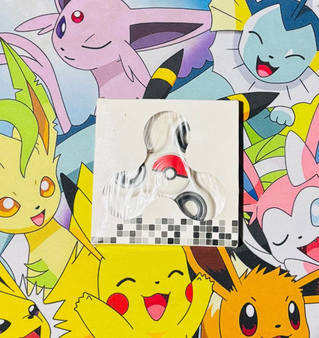 Pokemon Fidget Spinner (Category: Action & Battle Toys) located in Mandaluyong City. Submitted by rudymel.patawaran (Listing ID 1449686129, Image 1). Description: Unused Pokemon Fidget Spinner Php50.