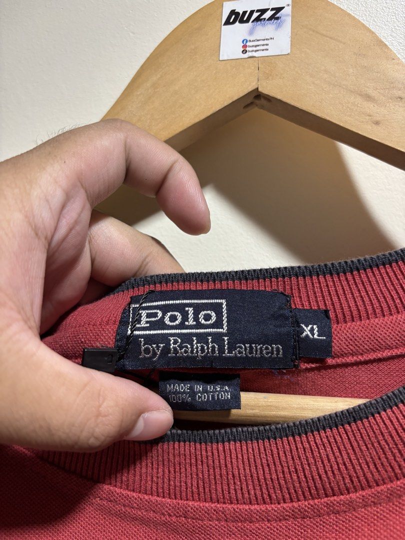 Polo Ralph Lauren RL Shirt (Category: Tshirts & Polo Shirts ) located in Manila. Submitted by buzz.garments (Listing ID 1449653146, Image 2). Description: Size: XL Width: 23” Length: 30” - color may vary due to lighting. please manage your expectations-minimal and unseen flaws must be considered..