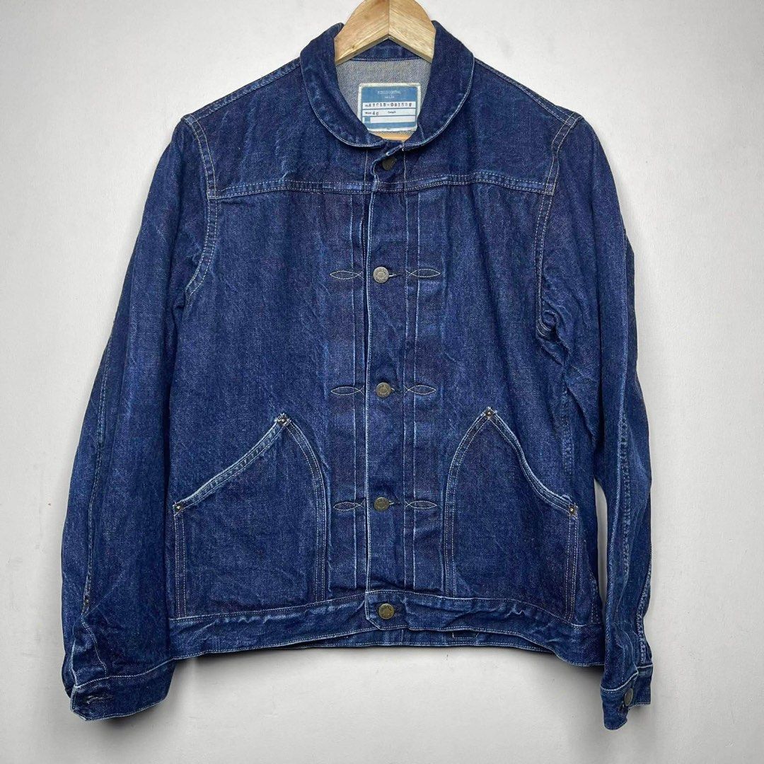Rodeo Overall Mfg. Co. Denim Jacket (Category: Coats, Jackets and Outerwear) located in Quezon City. Submitted by workwearboy (Listing ID 1449615432, Image 2). Description: Red Cloud MFG. Co Type 2 Denim Jacket Size: S Condition: 10/10 Dimensions Width: 20” Length: 23.5” Sleeves: 23” Shoulder: 15.5” -2,890 PHP.