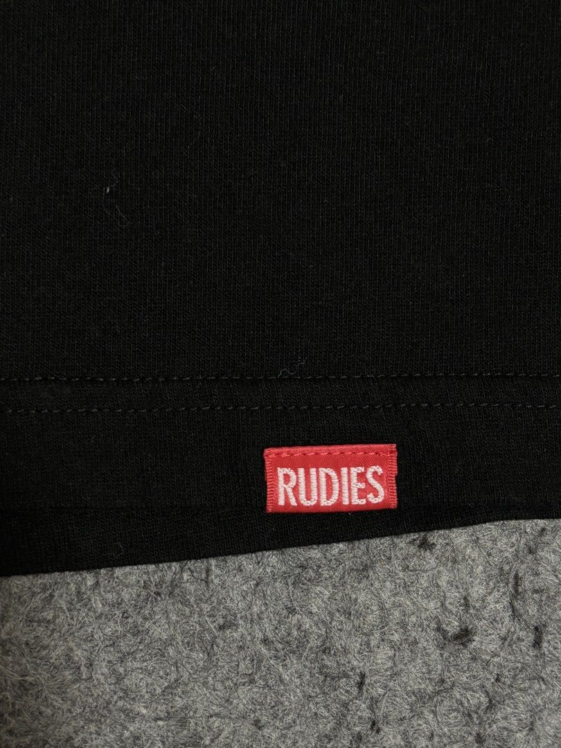 rudies tshirt (Category: Tshirts & Polo Shirts) located in Padang Serai. Submitted by paktamkacamata (Listing ID 1449544755, Image 2). Description: Warna - hitam Condition - GOOD USED ‼️ saiz - XL pit-23.5 inch length-29.5 inch SEBELUM MEMBELI BOLE TENGOK GAMBAR DI ATAS SEBARANG PERTANYAAN BOLEH PM ITEM BUNDLE LIKE NEW ‼️.