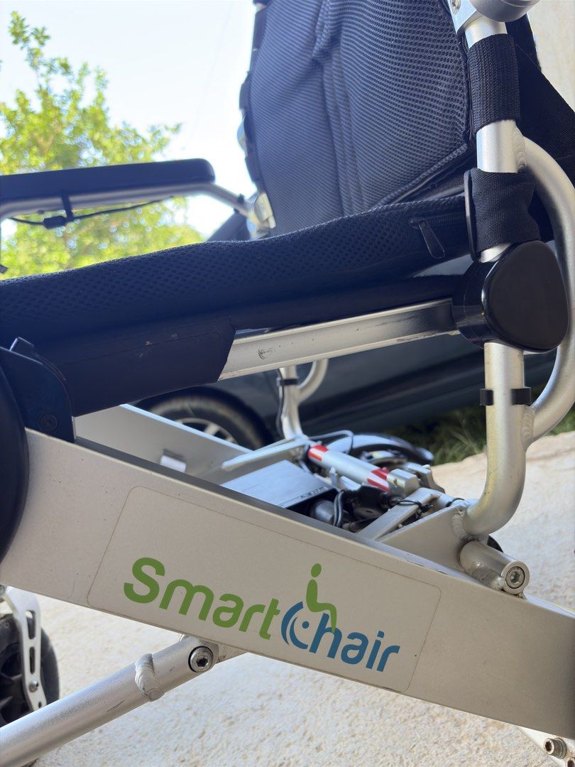 SmartChair Electric Wheelchair - Foldable Mobility Aid (Category: Wheelchairs) located in Quezon City. Submitted by mae_iggy (Listing ID 1449539435, Image 2). Description: - price still negotiable - original price 100,000 - SmartChair electric wheelchair - Foldable design for easy transport - Intuitive joystick controller - Comfortable seat with safety harness - Suitable for indoor and outdoor use - Ready for its next owner.