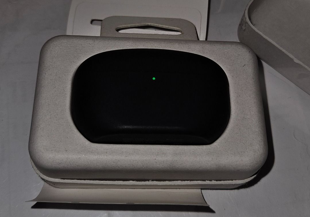 Sony Black WF-1000XM5 Wireless Earbuds with Charging Case (Category: Earphones) located in Pasig City. Submitted by curt_aquino08 (Listing ID 1449614680, Image 1). Description: - Black Sony WF-1000XM5 wireless earbuds - Includes charging case and USB-C cable - Multiple ear tip sizes for a perfect fit - Changed of ANC earbuds. - Slighty used for 2 to 3 weeks w/ 1 year warranty and original receipt inside the box. -Negotiable price up to 7k see ori