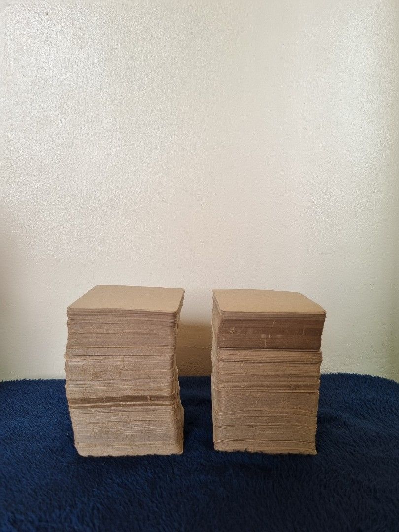 Square kraft paper/memo pad (Category: Stationery & School Supplies) located in Marikina City. Submitted by salecaph (Listing ID 1449657434, Image 2). Description: Square kraft paper/memo pad - 1kg (around 1000 sheets) - size is approx. 8.4cm x 8.4cm - unknown gsm - ink doesn't bleed easily through the paper - perfect for giveaways, gifts, flashcards, memo pads, origami, and more! No return, no refund PM for inquiries.