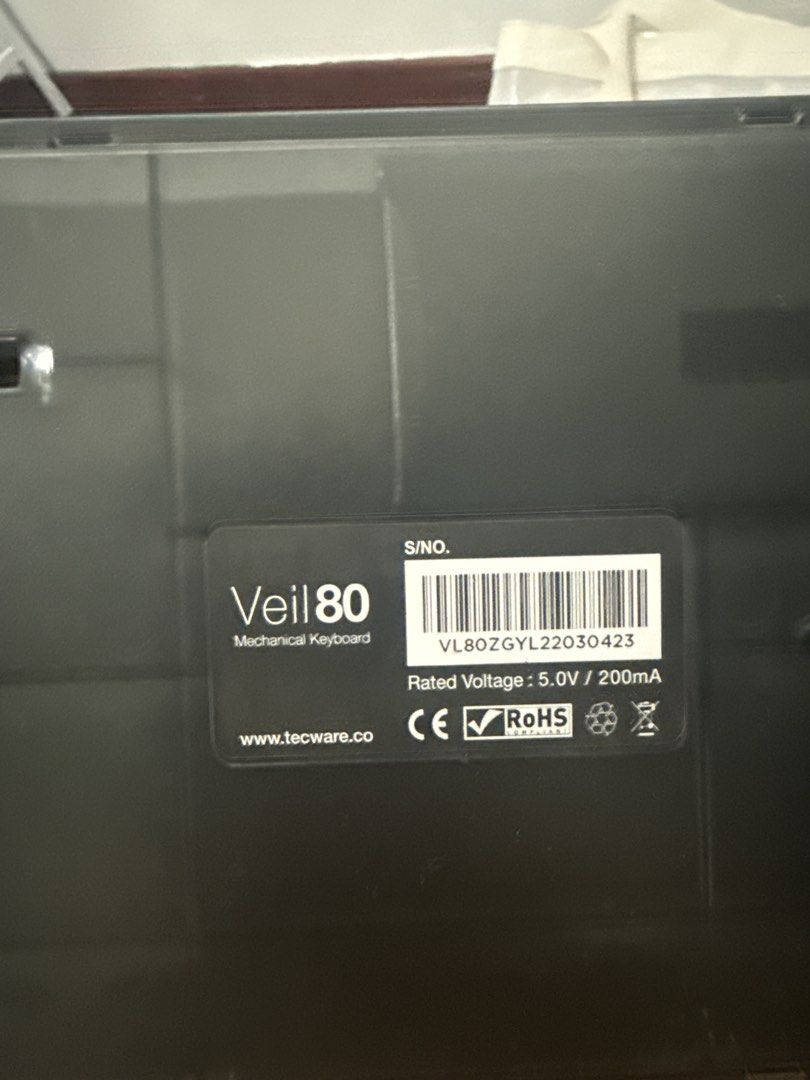 Tecware Veil 80 Mechanical Keyboard with Coiled Cable509058849545267201