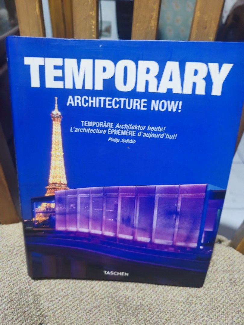 Temporary Architecture Now! Photo Book Taschen (Category: Magazines) located in Muntinlupa City. Submitted by silent_mute (Listing ID 1449614817, Image 1). Description: Gcash/BPI.