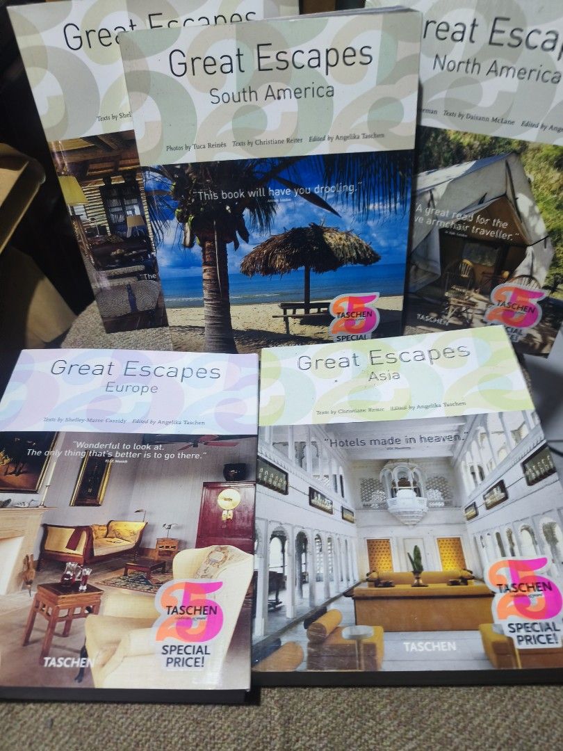 Great Escapea Taschen 5 Volume Box Set (Category: Storybooks) located in Muntinlupa City. Submitted by silent_mute (Listing ID 1449613479, Image 3). Description: Gcash/BPI.