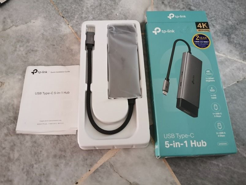 TP-Link UH5020C USB-C Hub 5-in-1 to HDMI 4K@60Hz PD USB 3.0 Ports Adapter for Desktop Laptop Notebook And Phones-NEW\]\]\]]\ (Category: Cables & Adaptors) located in Shah Alam. Submitted by ewan786 (Listing ID 1449595883, Image 2). Description: TP-Link UH5020C USB-C Hub 5-in-1 to HDMI 4K@60Hz PD USB 3.0 Ports Adapter for Desktop Laptop Notebook NEW 5 in 1 USB-C Hub: UH5020C turns a single USB-C port into 5 ports with a 4K@60Hz HDMI, 100W Power De