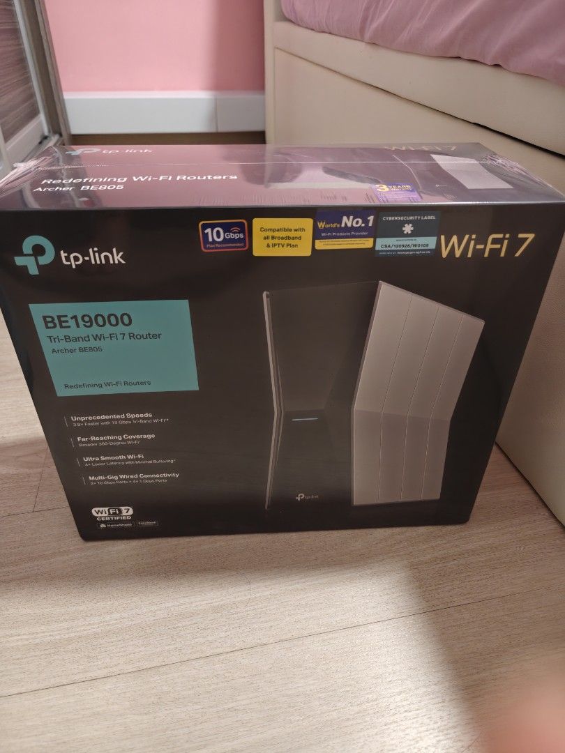 TP-Link Wi-Fi 7 BE19000 Tri-Band Router Archer BE900 WIFI 7