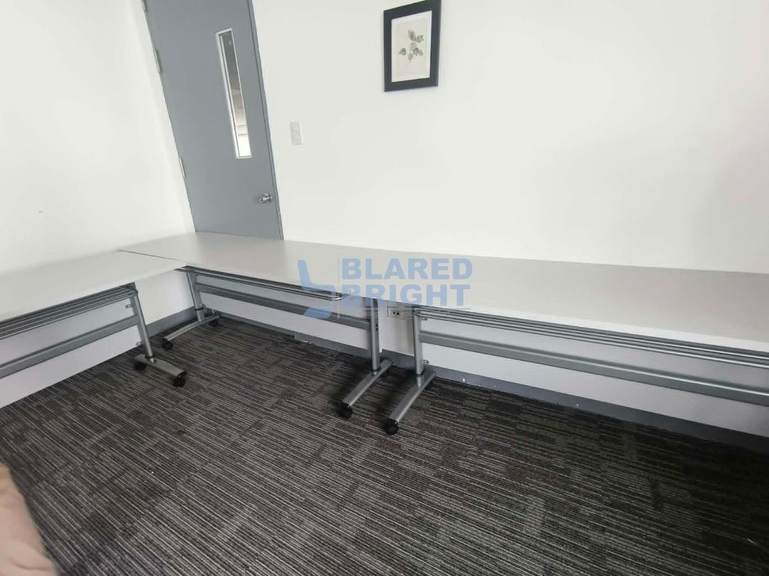 Training Table - Movable - Folding OFFICE FURNITURE (Category: Office Furniture & Fixtures) located in Taytay. Submitted by jane_blared (Listing ID 1449590209, Image 2). Description: ✨ Training / Movable / Folding Table for Sale ✨ Upgrade your workspace with our versatile training table—perfect for offices, conference rooms, classrooms, and meeting areas! ✔️ Foldable and space-saving design ✔️ Movable with durable caster wheels ✔️ Sturdy metal fr