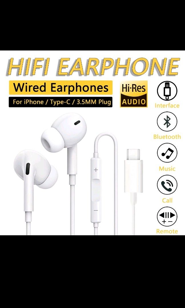 Type C Wired earphones
