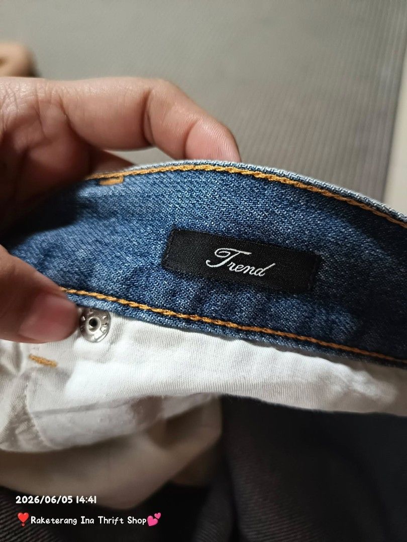 Versace Collection Denim Jeans Size 33 (Category: Jeans) located in Valenzuela. Submitted by AnahThrift (Listing ID 1449543829, Image 2). Description: - Collection Denim Jeans - Fit: Straight Leg - Size: 33 - Origin: Made in Romania - Color: Classic Blue - Style: Perfect for everyday wear - Condition: Please check photos for details.