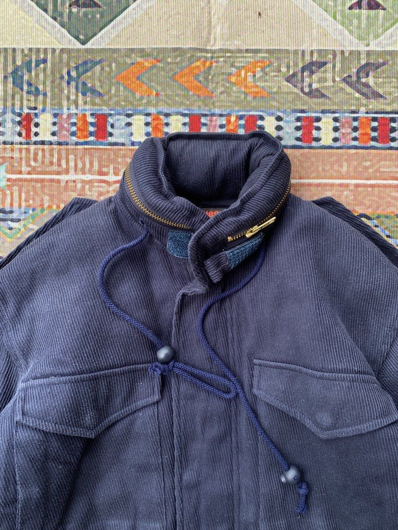 Vintage military style double layered button down jacket (Category: Coats, Jackets and Outerwear) located in Manila. Submitted by sainttheo (Listing ID 1449707442, Image 3). Description: Very good condition, rare piece Dimes: 22 width x 28-30 length.