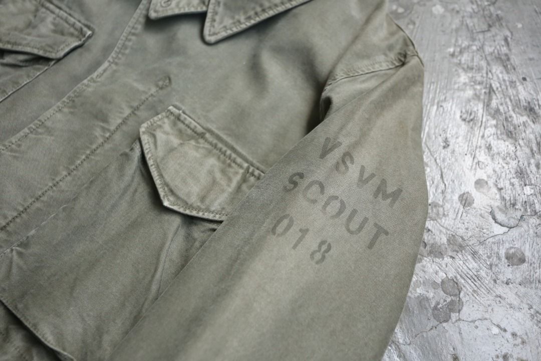 Visvim - S/S 16 - Achse JKT(DMGD Chino) (Category: Coats, Jackets and Outerwear) located in Manila. Submitted by graymatter_ (Listing ID 1449679634, Image 3). Description: Visvim - S/S 16 - Achse JKT(DMGD Chino) Tagged Size: 3 Condition: 9.5/10 Material: 100% Cotton Made in: Japan Dimensions Length: 29 Width: 22 Shoulder: 17 Sleeve: 26.5 .