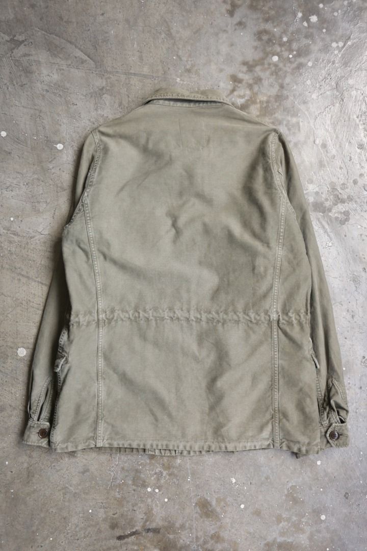 Visvim - S/S 16 - Achse JKT(DMGD Chino) (Category: Coats, Jackets and Outerwear) located in Manila. Submitted by graymatter_ (Listing ID 1449679634, Image 2). Description: Visvim - S/S 16 - Achse JKT(DMGD Chino) Tagged Size: 3 Condition: 9.5/10 Material: 100% Cotton Made in: Japan Dimensions Length: 29 Width: 22 Shoulder: 17 Sleeve: 26.5 .