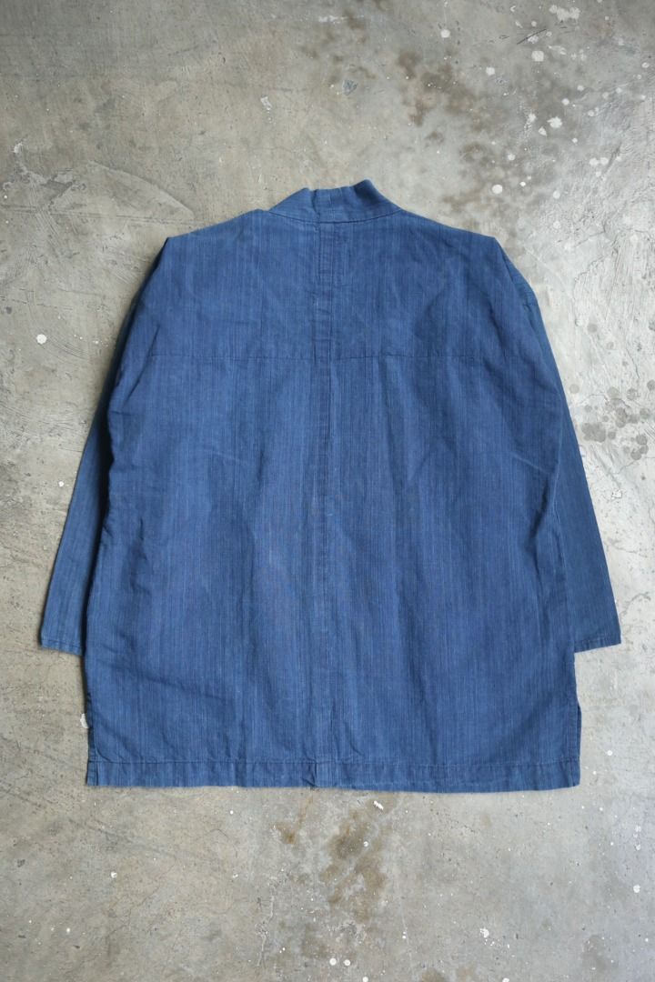Visvim - S/S 16 - Noragi (Category: Coats, Jackets and Outerwear) located in Manila. Submitted by graymatter_ (Listing ID 1449679840, Image 3). Description: Visvim - S/S 16 - Noragi Tagged Size: 3 Condition: 9/10 Material: 60% Cotton, 40% Linen Made in: Japan Dimensions Length: 28 Width: 23.5 Shoulder: 24.5 Sleeve: 17 .