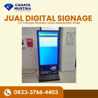 (Kategori: ) berada di . Dikirim oleh digitalsignageboardjakarta (ID iklan 1449539839, Gambar 1). Deskripsi: .
