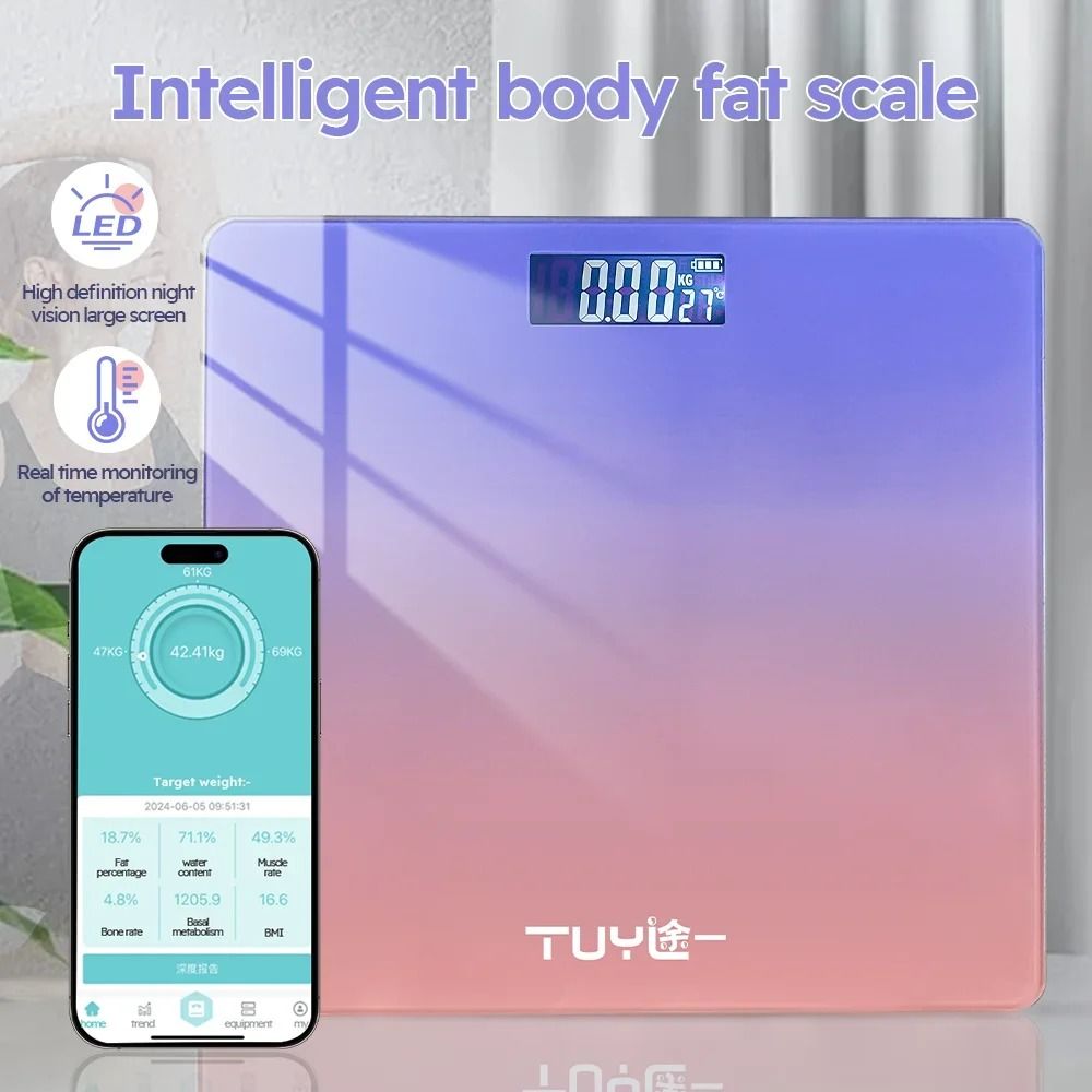 Weight Scale Professional Fat Smart Body Fat Scale LED Special Electronic Body Fat Scale for Multiple People in The Family （分類：其他廚具）位於 Hong Kong。 由 medranotel89304 提交（商品編號 1449584131，圖片 2）。簡介： 。