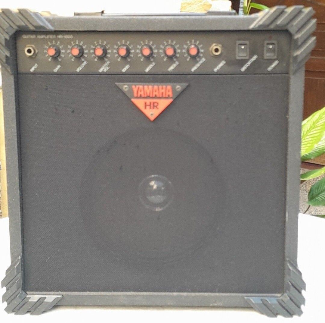 Yamaha HR-1000 Guitar Amplifier (Category: Musical Instruments) located in Las Pinas. Submitted by 84vintage (Listing ID 1449612712, Image 1). Description: Vintage Yamaha HR-1000 guitar amplifier, a model produced in Japan during the 1980s. Specifications: It is a combo amplifier equipped with a 6.5-inch speaker and delivers 20 watts of power. Features: The unit features controls for gain, volume, master volume, a 3-band equalizer (bass, middle, 