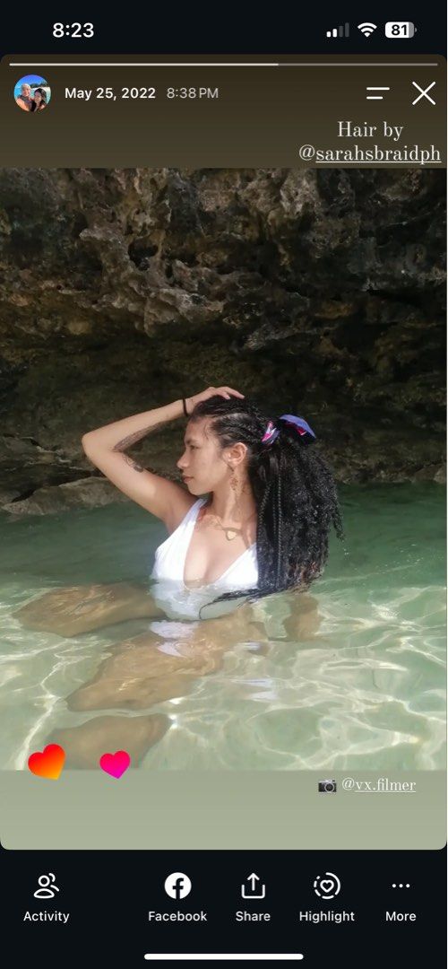 Zaful One-piece White Deep V-neck Backless Swimsuit (Category: Bikinis & Swimsuits) located in Quezon City. Submitted by pinkvanilla.milkshake (Listing ID 1448885248, Image 3). Description: Small on tag but can fit XS since it's too tight.