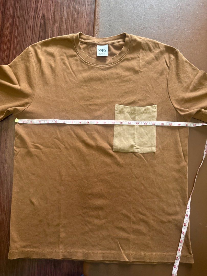 ZARA MAN Pocket T-Shirt (Category: Tshirts & Polo Shirts ) located in San Pablo. Submitted by declutterjsh (Listing ID 1449746010, Image 3). Description: L: 26 W: 21.