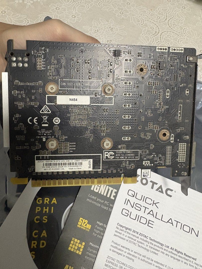 ZOTAC GeForce GTX 1050 Graphics Card509369031758991361