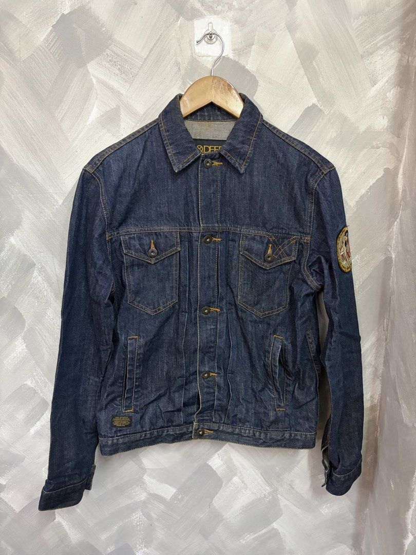 10deep Jacket (Category: Coats, Jackets and Outerwear) located in Kota Tinggi. Submitted by local_xxx (Listing ID 1449909634, Image 2). Description: Vintage 10deep Jacket embroidery Color Denim Size On Tag size S Pit 20/24 Condition 9/10 Postage Add On RM8/15.