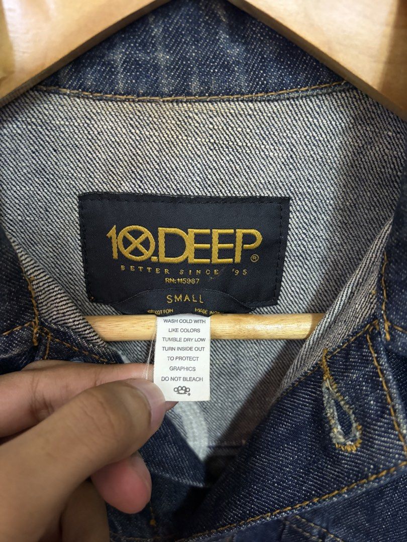 10deep Jacket (Category: Coats, Jackets and Outerwear) located in Kota Tinggi. Submitted by local_xxx (Listing ID 1449909634, Image 3). Description: Vintage 10deep Jacket embroidery Color Denim Size On Tag size S Pit 20/24 Condition 9/10 Postage Add On RM8/15.