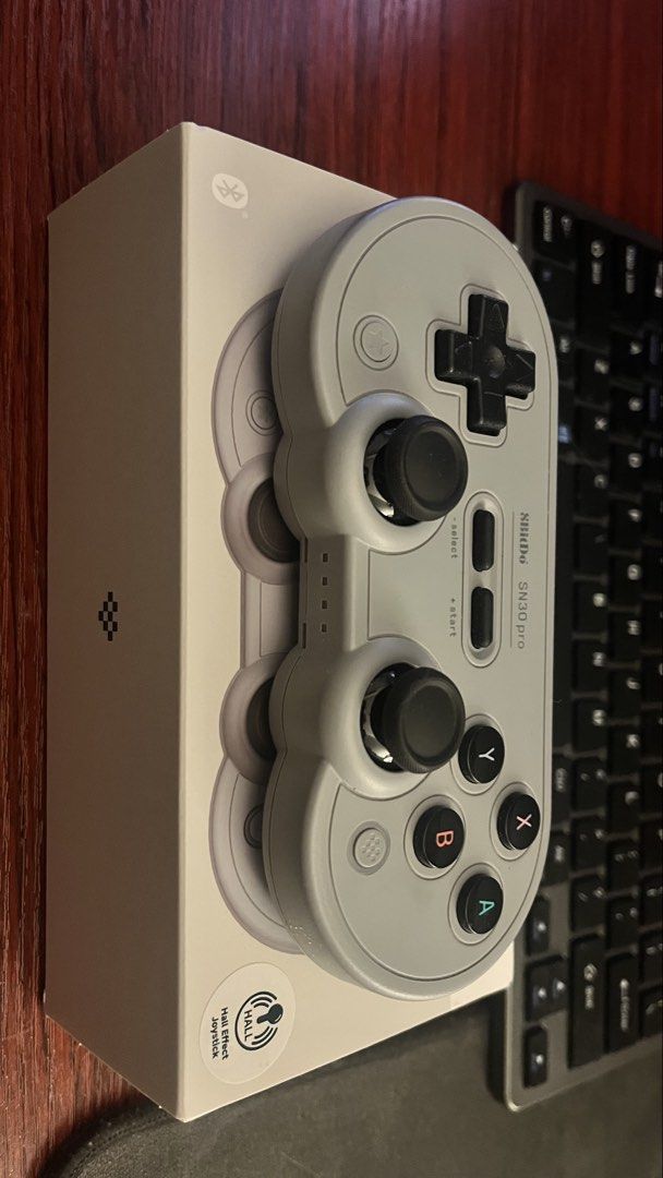 8BitDo SN30 Pro Bluetooth Gamepad (Category: Controllers) located in Mabalacat. Submitted by yuanisalone (Listing ID 1449879356, Image 2). Description: - 8BitDo SN30 Pro Bluetooth Gamepad - Compatible with: Switch, Windows, Android, Apple, Steam - Includes: Bluetooth gamepad - Condition: Tested and working - Perfect for retro or modern gaming RFS: Impulse purchase.