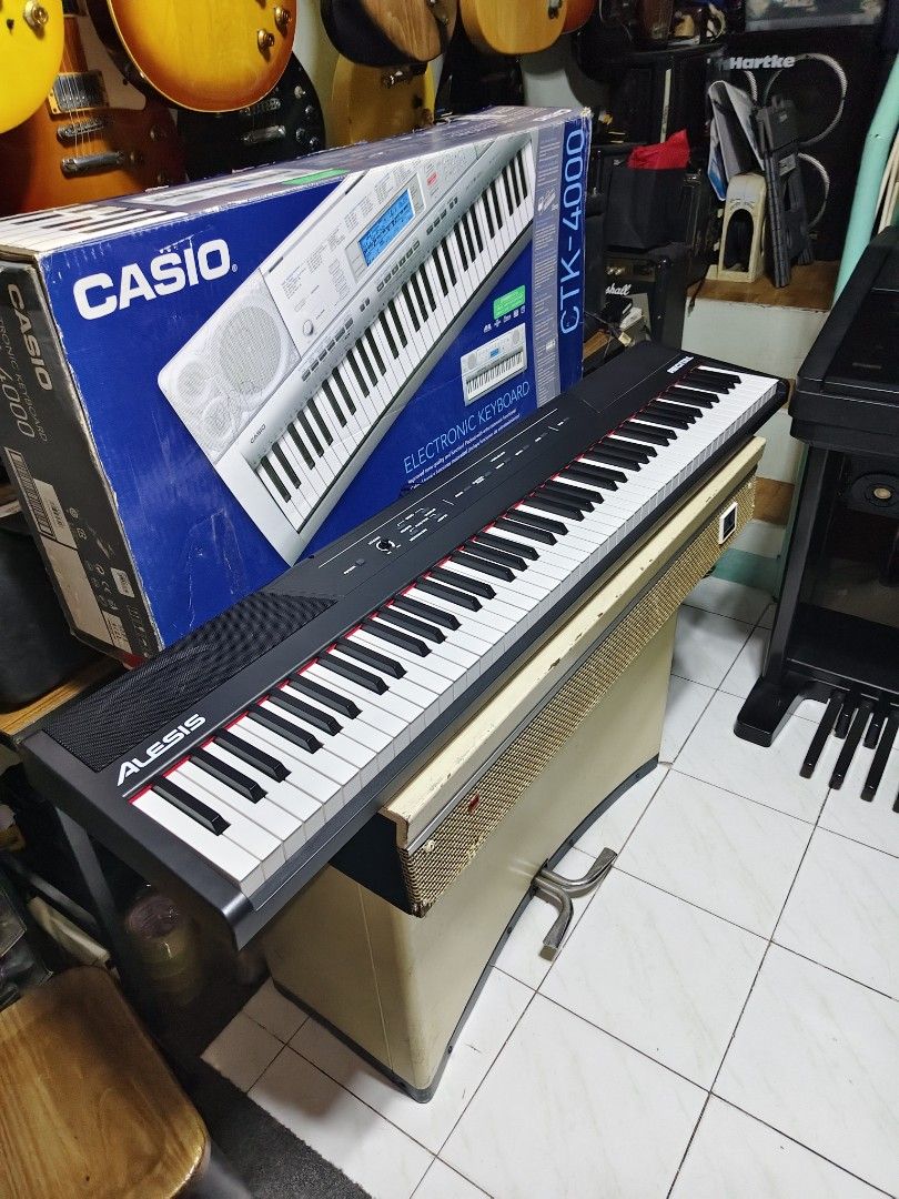 Alesis recital digital keyboard piano (Category: Musical Instruments) located in Paranaque City. Submitted by yourhonorvoy (Listing ID 1449771809, Image 2). Description: Alesis recital keyboard piano 10.5k only 88 keys With adapter(plug n play) With soft case Mint condition 😍Walang issue sa tunog, touch at electronics. lahat gumagana Ng maayos 👍Payment thru cash, bank transfer, gcash or in any remittance center 🚚We do shipping👍via lalamove an