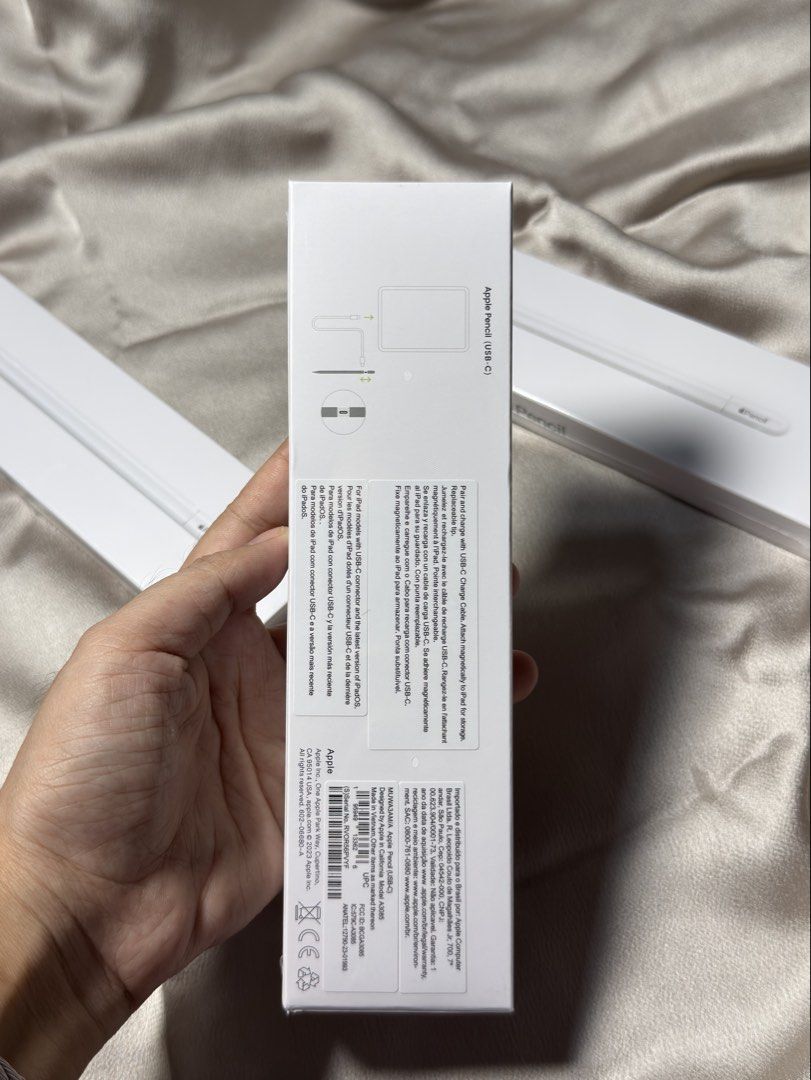 APPLE PENCIL ( USB - C ) FOR LATEST IPAD (Category: Other Mobile & Gadget Accessories) located in San Juan City. Submitted by nb_gadgets (Listing ID 1449878057, Image 3). Description: ONHAND & BNEW SEALED PENCIL 1 - 1,299 PENCIL 2 - 1,299 PENCIL USB C - 1,399 📍LALAMOVE SAMEDAY DELIVERY ✏️𝐀𝐩𝐩𝐥𝐞 𝐏𝐞𝐧𝐜𝐢𝐥 USB - C • With Pop Up Feature • Low latency for smooth marking on your screen • Tilt Sensitivity • Support Scribble • Display Battery Pe