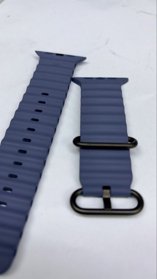 Apple Watch Ocean Band - Anchor Blue (Category: Watches) located in Kuala Lumpur. Submitted by aimifikri (Listing ID 1449789279, Image 2). Description: Color : Anchor Blue Compatible with Apple Watch 49/46/45/44/42mm.