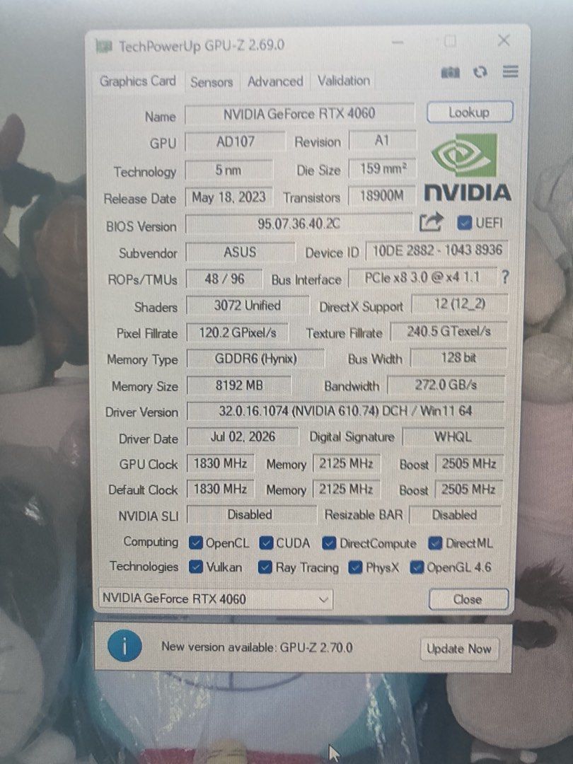 ASUS GeForce RTX 4060 Graphics Card509857399025838081