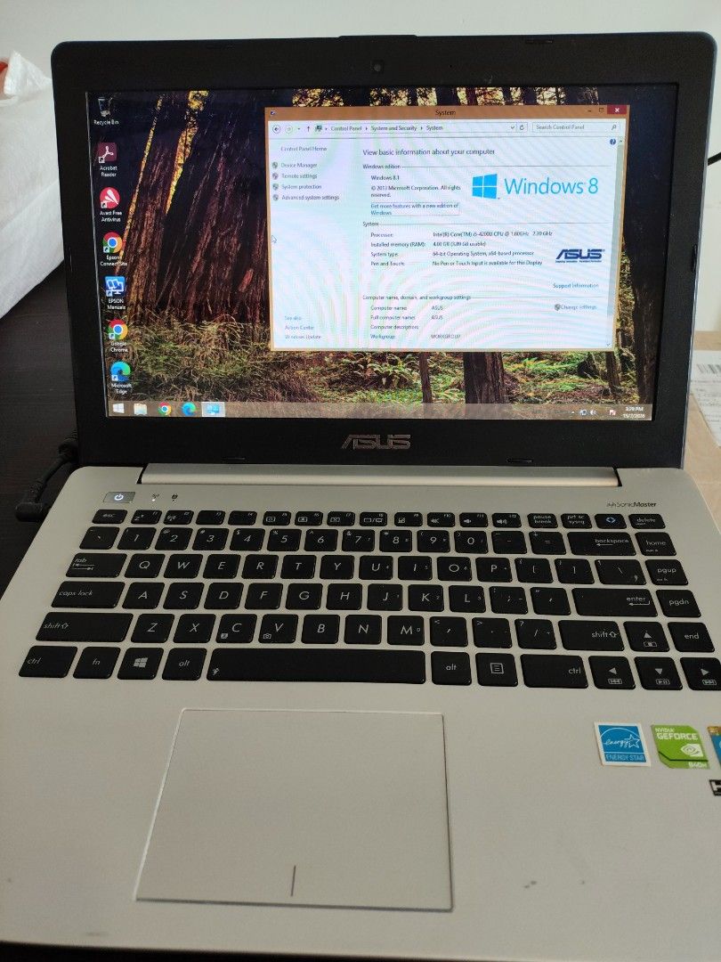 ASUS Laptop with Windows 8